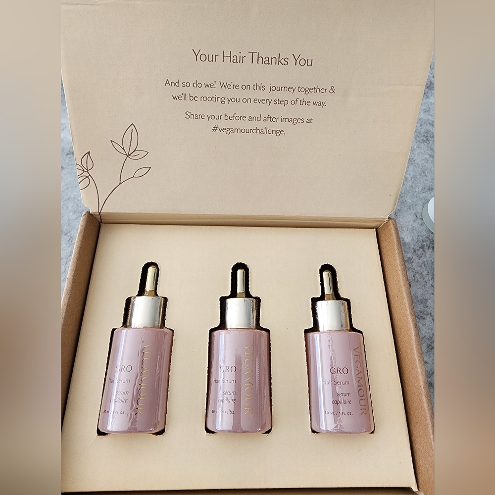 Vegamour GRO Hair Growth Serum 3 pack